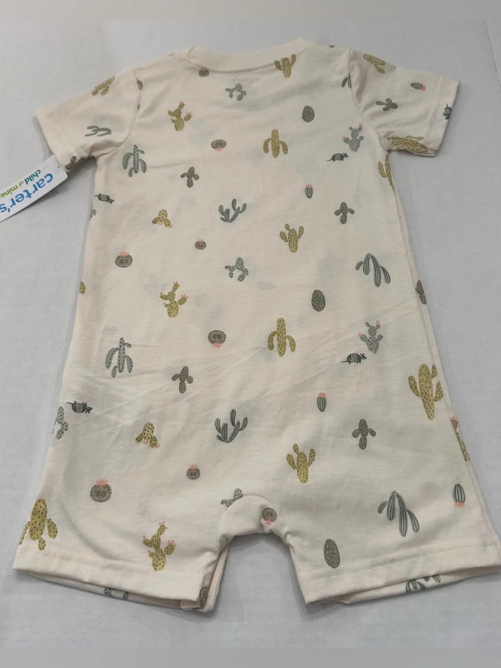 Carter's Child of Mine Baby Boy Cactus Print Romper, Size 24 Months